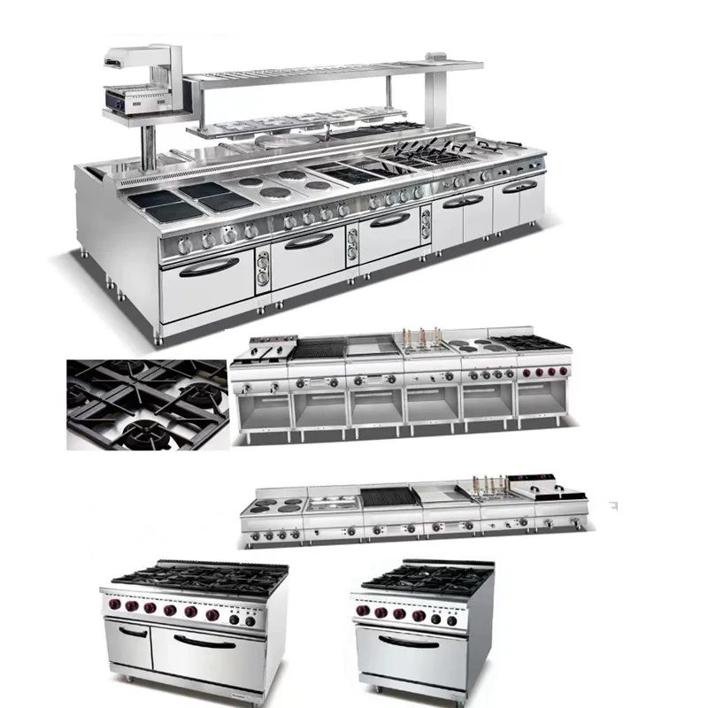 Heavy Equipment Supplier - -ผู้จัดจําหน่ายร้านอาหารโรงแรมอื่นๆ Heavy Duty อาหารทะเลบุฟเฟ่ต์เตาแก๊สครัวชุดทําอาหารอุปกรณ์ร้านอาหารเชิงพาณิชย์