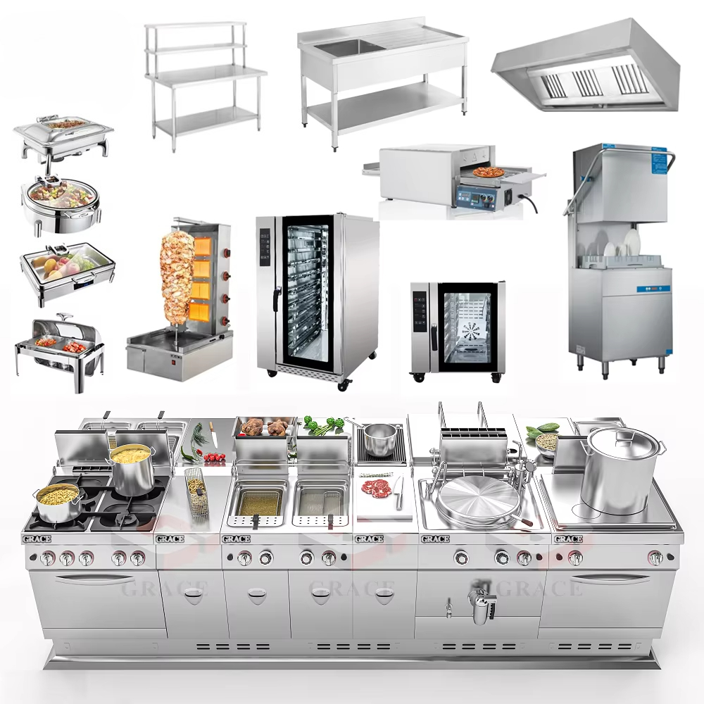 Heavy Equipment Supplier - ชุดอุปกรณ์ครัวสำหรับร้านอาหารเชิงพาณิชย์ เตาแก๊สบุฟเฟ่ต์อาหารทะเลสำหรับงานหนัก อุปกรณ์ร้านอาหารโรงแรมอื่นๆ