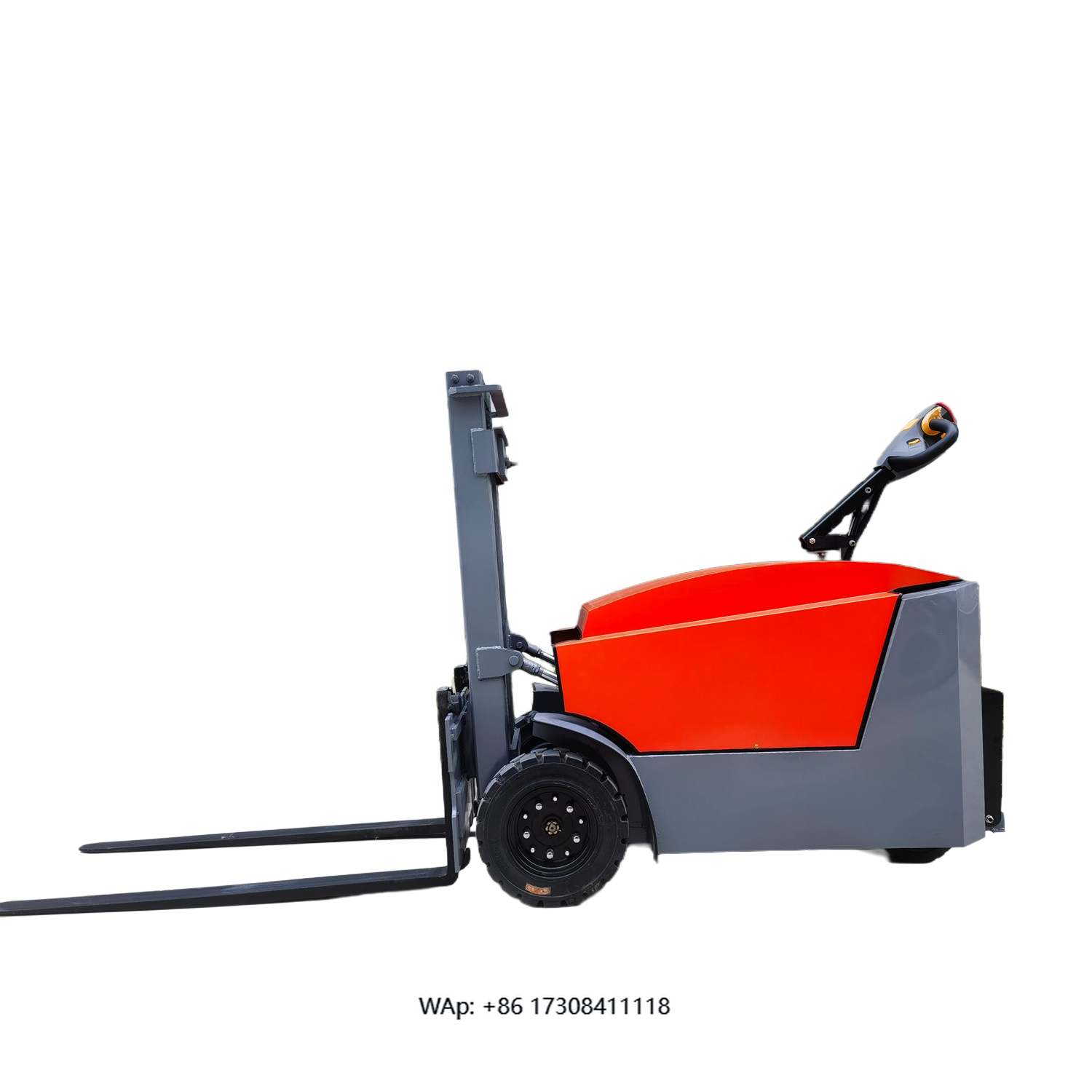 Electric Forklift - รถยกขนาดเล็กแบบสามล้อขับเคลื่อนด้วยไฟฟ้าเต็มรูปแบบ ราคาประหยัด ล้อใหญ่ สำหรับยกพาเลทบนพื้นที่ขรุขระ