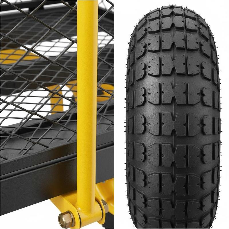 รถเข็นสวนเหล็ก รับน้ำหนักได้ 9 - Heavy Equipment Yard บทวิจารณ์และราคา