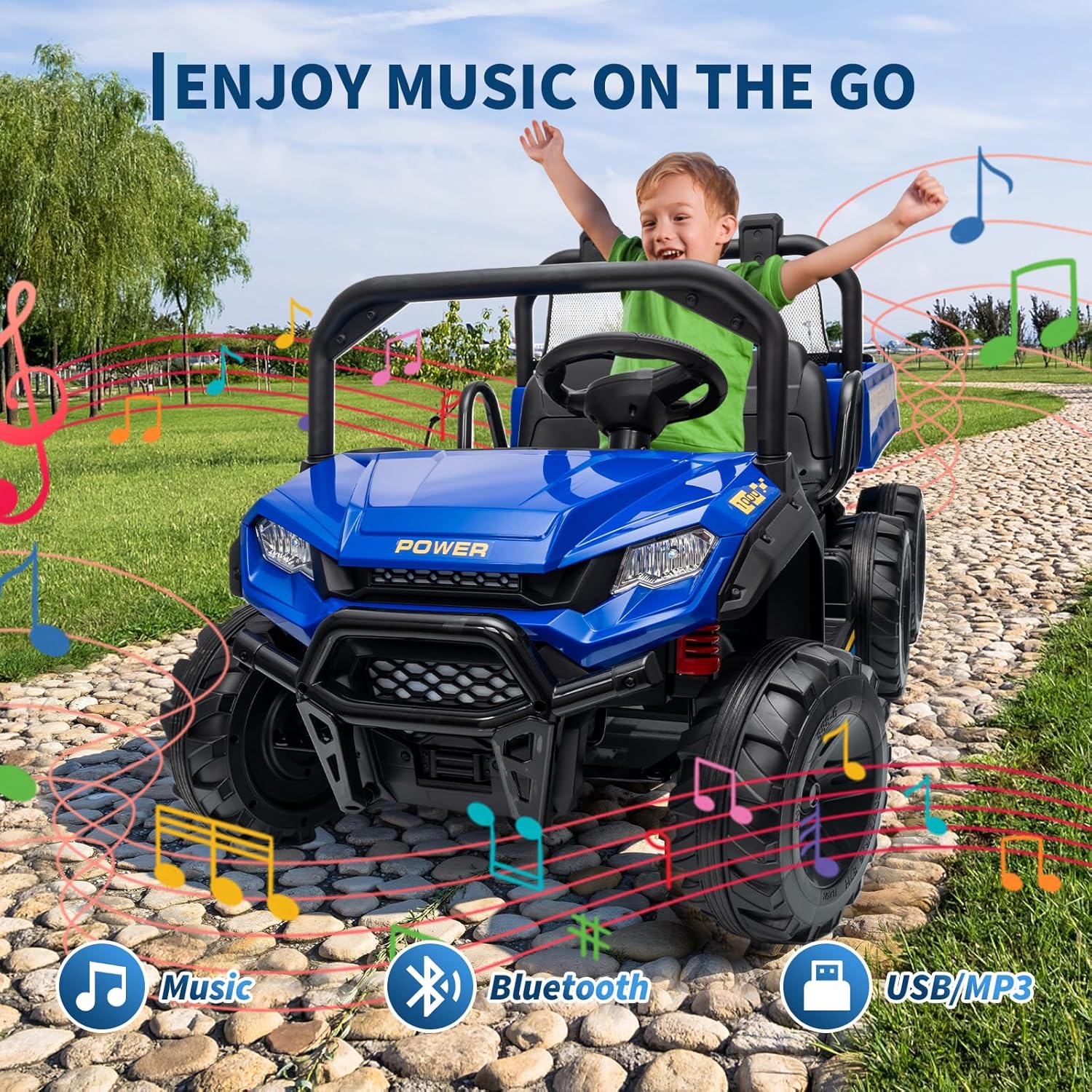 รถดั๊มพ์เด็กนั่งขับ 24V 4WD 2  - Dump Truck Toy บทวิจารณ์และราคา