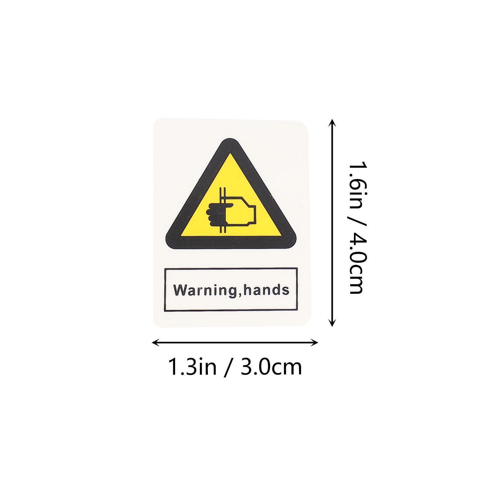 สติกเกอร์เตือนอันตรายจากการหนี - Heavy Equipment Warning Sign บทวิจารณ์และราคา