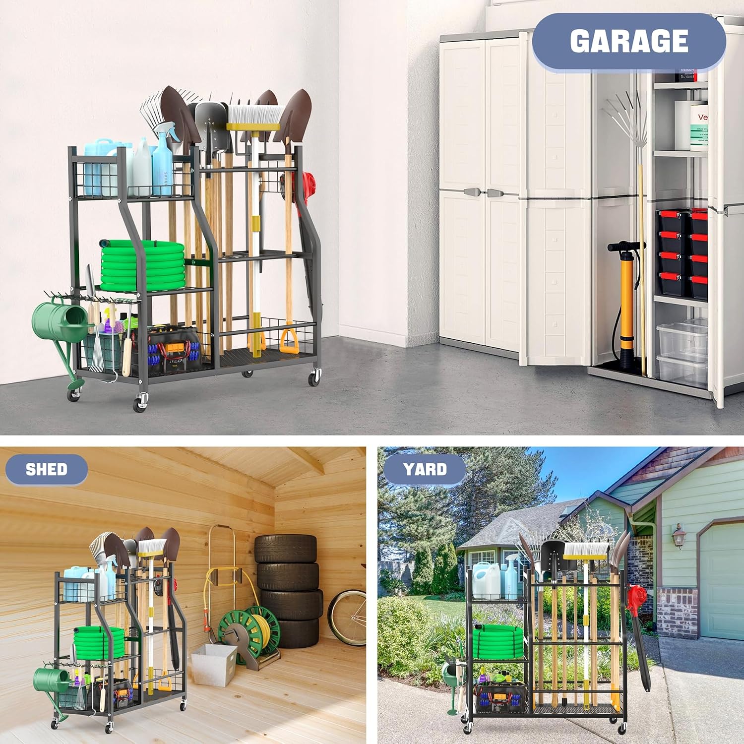 ชั้นวางอุปกรณ์ทำสวนแบบมีล้อ, ร - Heavy Equipment Yard บทวิจารณ์และราคา