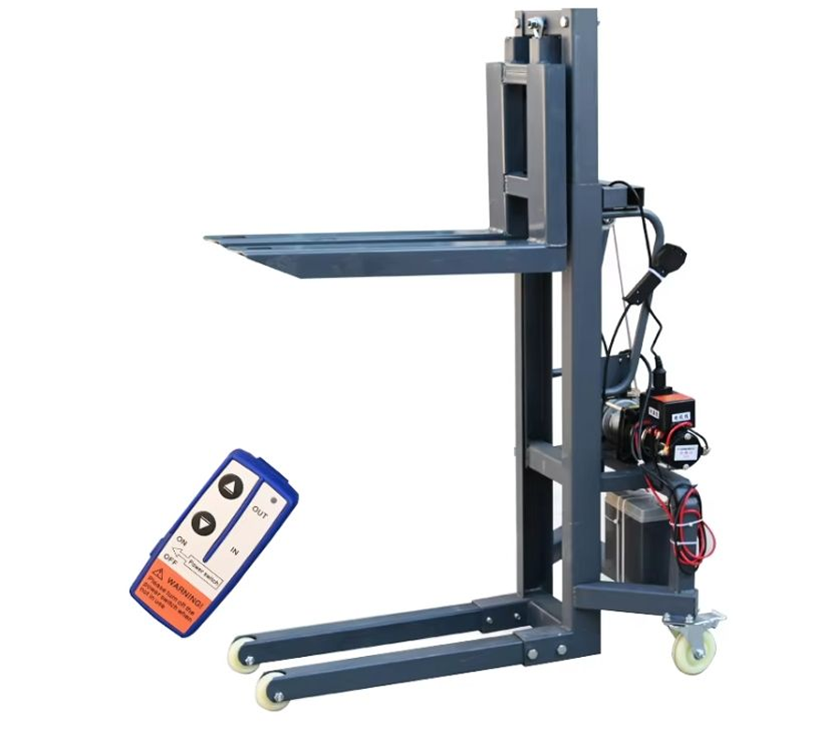 รถยกไฟฟ้าแบบพกพา ปรับความสูงได - Electric Forklift บทวิจารณ์และราคา