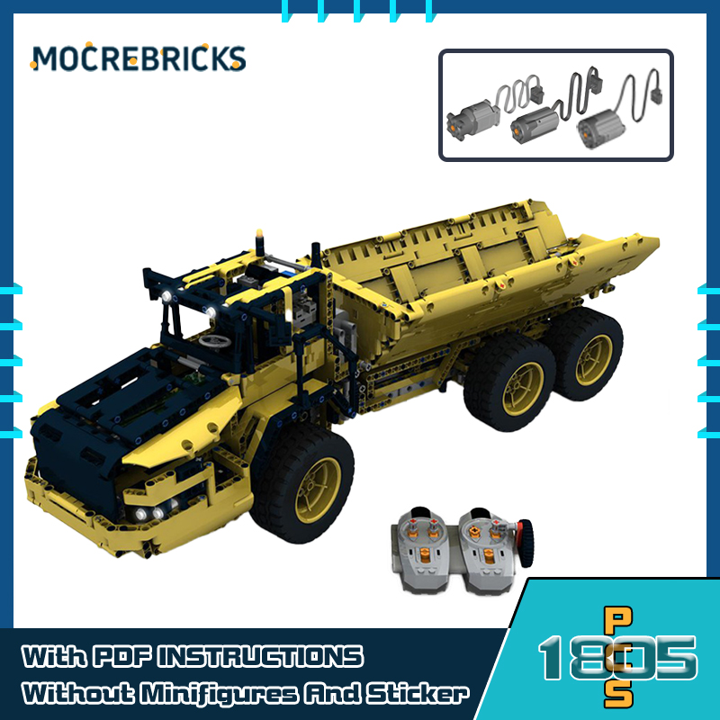 ตัวต่อ MOC Urban Advanced Buil - Dump Truck Toy บทวิจารณ์และราคา