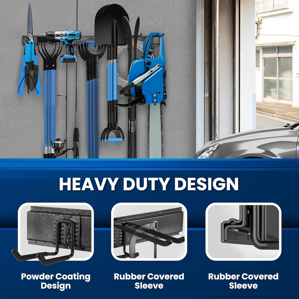 ที่แขวนอุปกรณ์ในโรงรถแบบติดผนั - Heavy Equipment Yard บทวิจารณ์และราคา