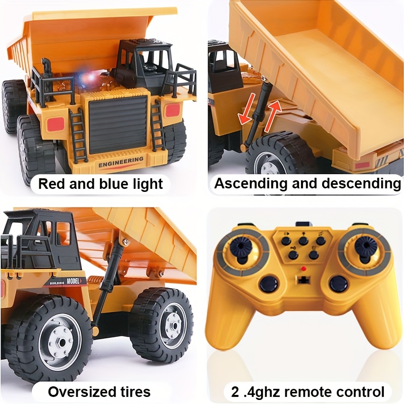 รถบรรทุก RC ขับเคลื่อน 4 ล้อ ข - Dump Truck Toy บทวิจารณ์และราคา