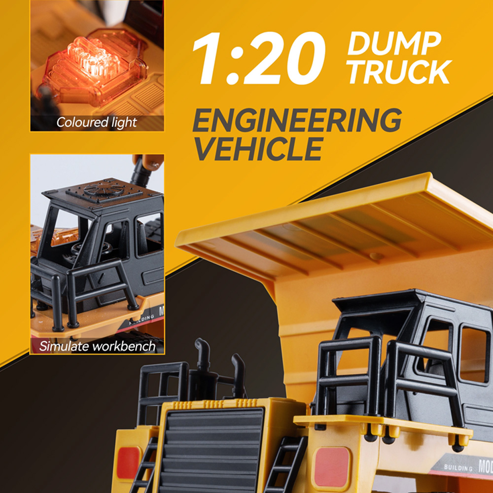 รถบรรทุก RC ขับเคลื่อน 4 ล้อ ข - Dump Truck Toy บทวิจารณ์และราคา