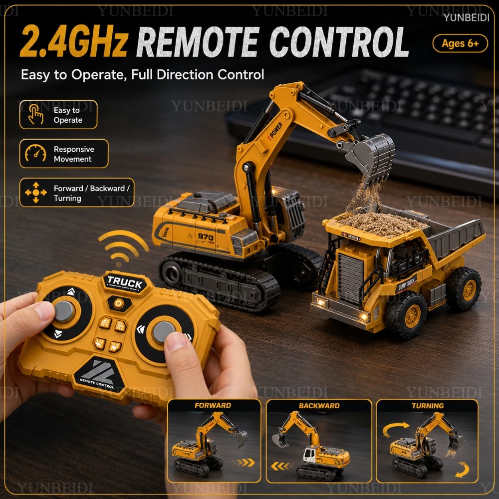 รถบังคับวิทยุขนาดเล็ก 1:64 รถย - Dump Truck Toy บทวิจารณ์และราคา