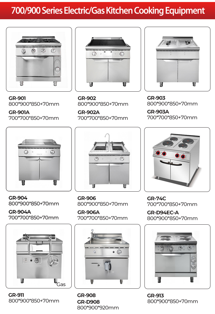 เครื่องครัวเกรดเชิงพาณิชย์ GRA - Heavy Equipment Supplier บทวิจารณ์และราคา